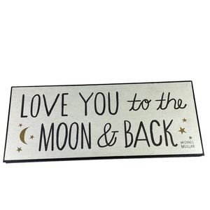 Target Michael Mullan I Love You To The Moon & Back 8”x20” Wall Art Decor Stars